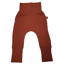 Charger l'image dans la galerie, Pantalon Évolutif Uni Moka Fonce Style Harem